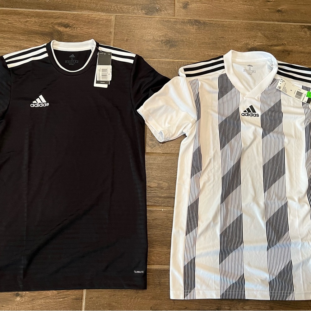 Men’s Size Small Adidas Shirts. Both are NWT!!